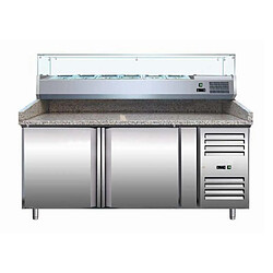 L2G MEUBLE PIZZAS 2 P. 600X400 MM +2/+8°C GAZ R600A