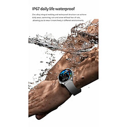 Riffi Montres intelligentes multifonctions Riff Y66 5.0 BT - Appels / Fréquence cardiaque / Spécifications pour iOS