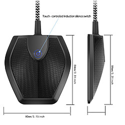 Acheter Universal Microphone de bureau pour les réunions, les réunions d'affaires, les ordinateurs portables, la voix, le microphone.