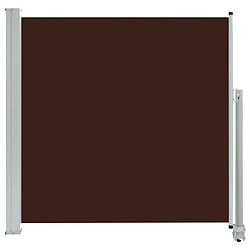 Maison Chic Auvent latéral rétractable de balcon | Store extérieur | Auvent solaire de patio 160x300 cm Marron -GKD16244