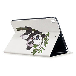 Acheter Etui en PU impression de motifs avec support panda sur l'arbre pour votre Apple iPad 10.2 (2019)