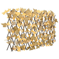 vidaXL Treillis de feuille d'érable artificiel extensible 180x60 cm