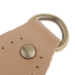 Acheter 2pcs PU Poignée En Cuir Boucles À pression Pour Sac À Main Making Accessoires Beige