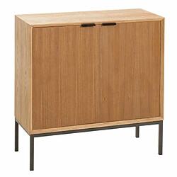 Paris Prix Buffet 2 Portes en Bois Dresa 80cm Naturel