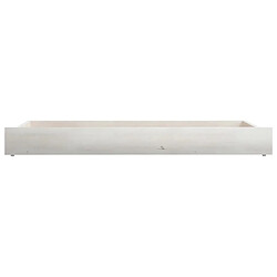 Acheter vidaXL Tiroirs de lit 88x61 - Blanc