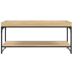 Acheter ComfortXL Table Basse Chêne Sonoma 100x49x45 Cm Bois D'ingénierie