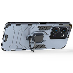 Acheter Htdmobiles Coque pour Vivo Y22 / Y22s / Y35 - housse etui rigide anti choc + film ecran - BLEU FONCE