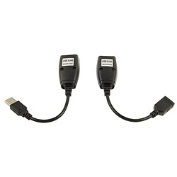 Avis Wewoo Prolongateur USB vers RJ45 de 50 m par câble Cat5e