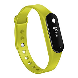 Wewoo Bracelet connecté vert 0,69 pouces OLED Bluetooth Smart Display, moniteur de fréquence cardiaque de / Podomètre / Appels Rappel / de sommeil / sédentaire / Alarme / Anti-perte, Compatible avec Android et iOS Téléphones