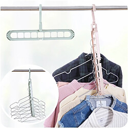 Acheter Wewoo Accueil Rangement Organisation Cintres Séchoir Rack Foulard en plastique Rose