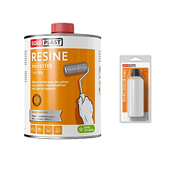 Résine polyester Soloplast type éco 2 KG - avec durcisseur