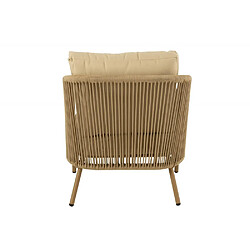 Acheter Inside 75 Fauteuil de jardin ELISA en Aluminium et corde beige