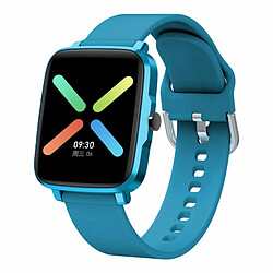 Chrono Montre Connectée 1.54 "Écran tactile complet pour Android iOS Activity Tracker IP68 Étanche Bluetooth Smartwatch Notification de message Tracker de remise en forme avec fréquence cardiaque Montre de sport pour enfants Hommes Femmes-Bleu