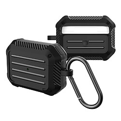 Coque en silicone avec boucle suspendue noir pour votre Apple AirPods Pro