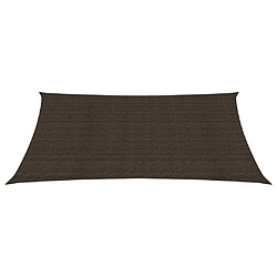 Helloshop26 Voile d'ombrage 160 g/m² marron 2 x 3 m PEHD 02_0009140