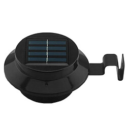 Avis Wewoo LED Avec panneau solaire Extérieure 0.5W 3 SMD 3528 lumière blanche chaude Mini imperméable à l'eau Clôture / Jardin / Lampe à eau