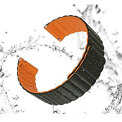 Avis Bracelet MagneticWaveSilicon Phonecare Pour Amazfit GTS - Noir/Orange