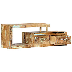 Acheter Maison Chic Meuble TV scandinave - Banc TV pour salon 120 x 30 x 40 cm Bois de récupération massif -MN99500