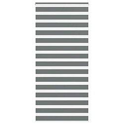 vidaXL Store zèbre gris foncé largeur du tissu 95,9 cm polyester