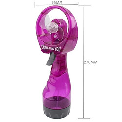 Wewoo Ventilateur à main à jet d'eau couleur aléatoire Violet pas cher