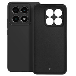 3mk Coque Silicone pour Xiaomi 14T Antichoc avec Intérieur Microfibre Noir