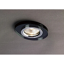 Inspired Encastré Downlight Oval Rim Only Black, Requiert 100035310 pour compléter l'article