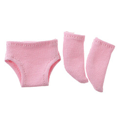 Avis Paire De Chaussettes Courtes Et De Sous-vêtements Pour 12 Pouces Blythe Poupée Accessoires Accs Rose