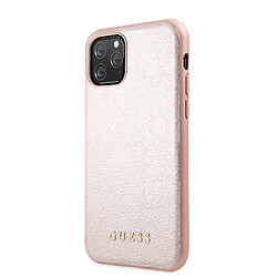 Guess Maroquinerie Etui pour iPhone 11 Pro - Guess Iridescent - Rose - Or original