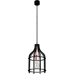 EPIKASA Suspension Riana, Noir, Métal, 20,5x6x110 cm