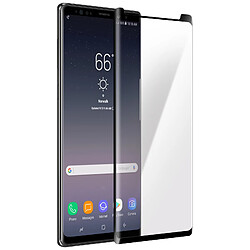 Avizar Film Samsung Galaxy Note 9 Verre Trempé Biseauté Transparent au Contour Noir