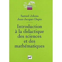 Introduction à la didactique des sciences et des mathématiques