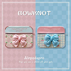 GUPBOO Airpods Coque Housse Étui Protecteur Compatible pour AirPods 3-Ins cerise arc petite fille fraîche