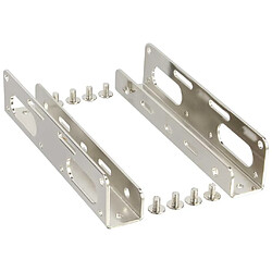 Rails de montage HDD/SSD, InLine®, 2,5""-3,5"", seulement cadre et vis