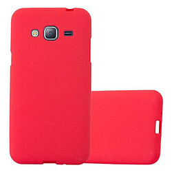 Cadorabo Coque Samsung Galaxy J3 2016 Etui en Rouge