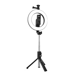 Perche Selfie Smartphone Ring Light Trépied Déclencheur Bluetooth LinQ Noir