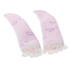 Mignon Haut En Dentelle Au-dessous Des Chaussettes De Genou Pour 12 Pouces Blythe Doll Dress Up Accs Pink