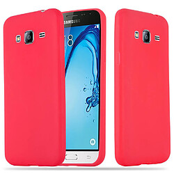 Cadorabo Coque Samsung Galaxy J3 2016 Etui en Rouge