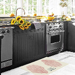 Alter Tapis de cuisine, 100% Made in Italy, Tapis antitache avec impression numérique, Tapis antidérapant et lavable, Modèle Elysia, cm 140x52