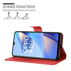 Avis Cadorabo Coque Oppo A16s / A54s Etui en Rouge