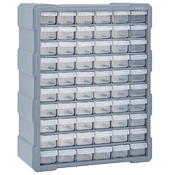 vidaXL Organisateur multi-tiroirs avec 60 tiroirs 38x16x47,5 cm