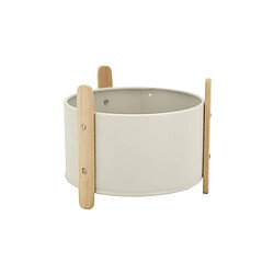 Aubry Gaspard Cache-pot en métal laqué et bois 14.5 cm.