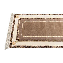 Acheter Vidal Tapis de couloir en laine 300x84 brun Darya