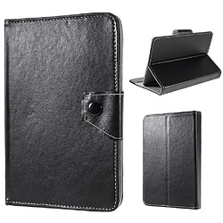 Etui en PU cheval fou universel noir pour votre tablettes 7 pouces