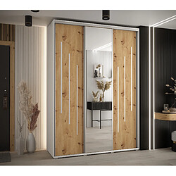 Abiks Meble Armoire DAVOS 9 À Portes Coulissantes 235,2/170/60 3 Portes