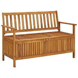 Maison Chic Banc de rangement | Meuble de rangement d'Entrée | Coffres d'Intérieur de jardin 120 cm Bois d'acacia solide -MN67662