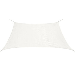 ComfortXL Voile De Parasol Pehd Carré 2 X 2 M Blanc