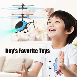 Avis Mini Flying RC Induction Aircraft USB Hand Control Drone Cadeaux D'anniversaire Bleu