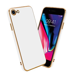 Cadorabo Coque iPhone 7 / 7S / 8 / SE 2020 Etui en Blanc