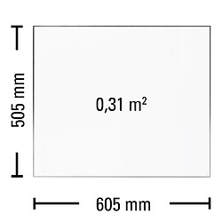 TROTEC Panneau rayonnant infrarouge TIH 300 S, 300 watts, chauffage d'appoint, chauffage électrique mural séchage de murs