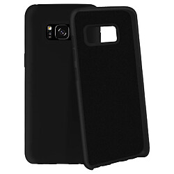 Avizar Coque Samsung Galaxy S8 Silicone Semi-rigide Mat Finition Soft Touch Noir